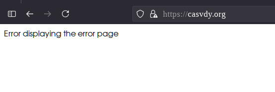 College Website Screenshot